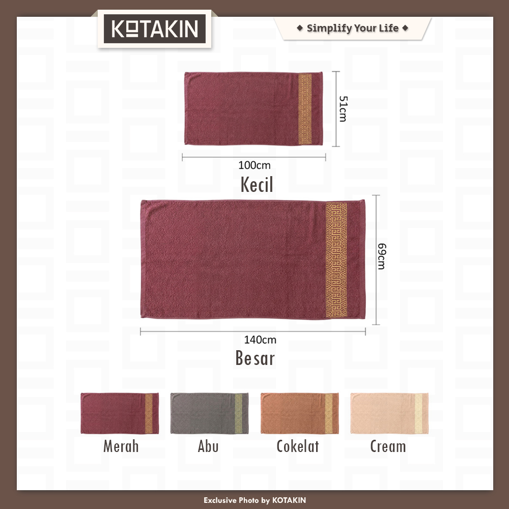 Handuk Mandi Besar Dewasa